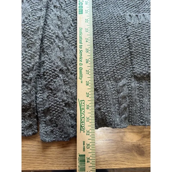 Eddie‎ Bauer Women Size Large Knit Sleeveless Open Front Cardigan Sweater Autumn - Image 4