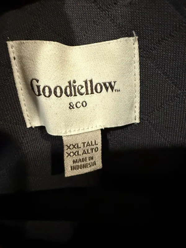 Goodfellow & Co Dark Gray Quarter- Button Shirt Jacket Size XXL Tall - Image 3