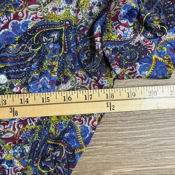 Earthbound Trading Co Romper Women S Paisley Boho Button Front Pockets Festival - Image 6