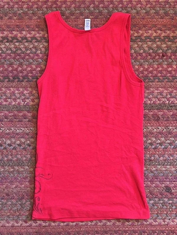 Urban Outfitters PENDLETON WHISKY RED GRAPHIC COWBOY HORSE BAR TANK - Image 6