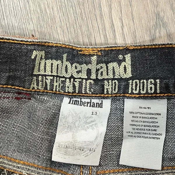 Women’s Dark Wash Size 10 Timberland Jeans - Image 2