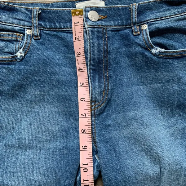 Lou & Grey Light Wash Straight Jeans 26 - Image 5