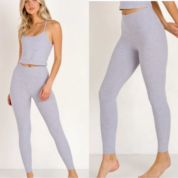 BEYOND YOGA Space Dye Wild Wisteria High Rise Leggings - Image 3