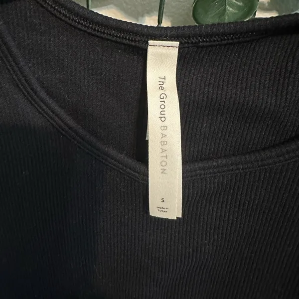 Aritzia The Group Babaton Black ribbed tank - Image 2