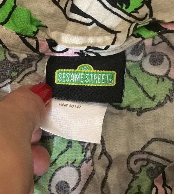 Sesame Street Scrubs Top - Image 3