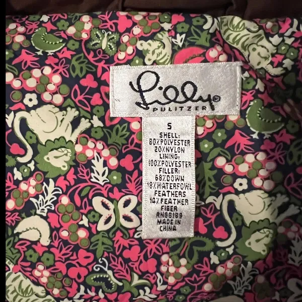Lilly Pulitzer vintage brown vest size‎ small - Image 7