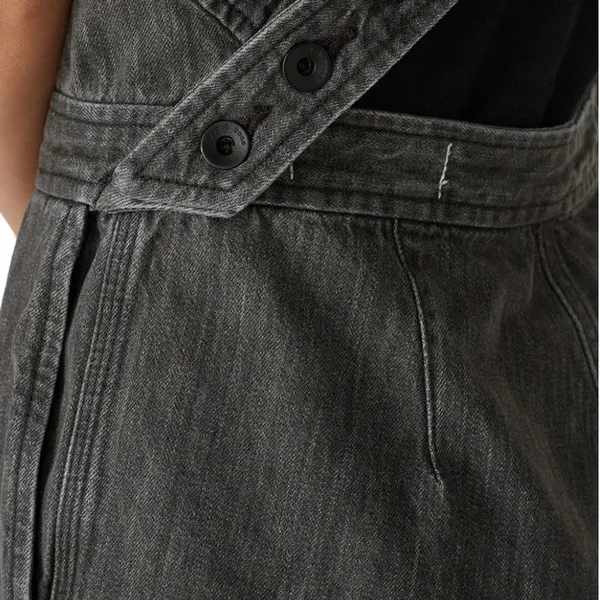 Rag & Bone Jean 100% Cotton Cross Back Romper Rent the Runway Preloved L $325 - Image 5