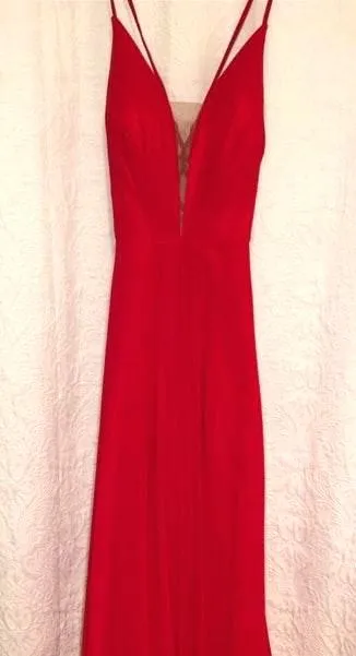 Faviana Red Prom Dress - Image 5