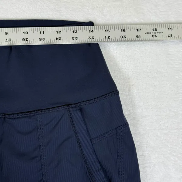 Lululemon Street To Studio‎ Crop Pant Midnight Navy Size 10 Ribbed Jogger 9150 - Image 3