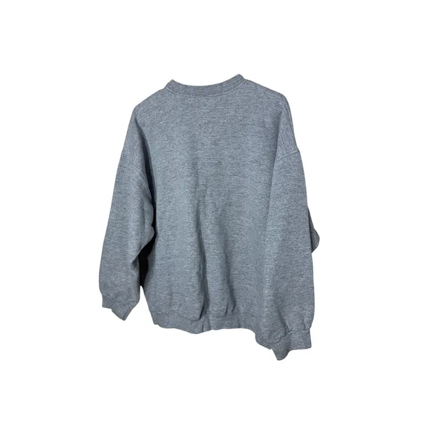 Vintage Tultex Ugly Christmas‎ Sweatshirt Gray XL Made in USA 90s - Image 6