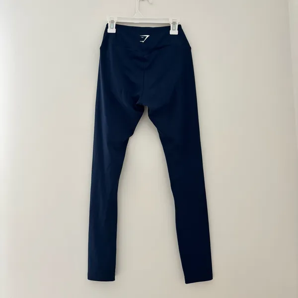 gymshark navy training leggings - Image 4