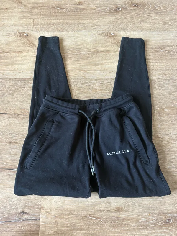 Alphalete Black Joggers with zipper pockets - Image 3