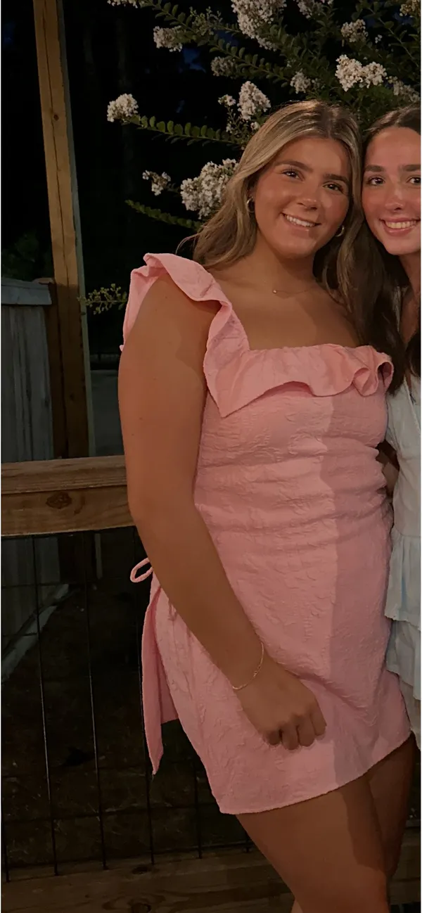 Lilly Pulitzer her pink ruffle dress/romper - Image 4