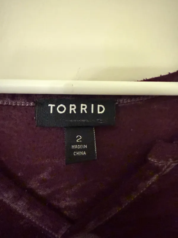 Torrid Purple Sarcastic Coffee T-shirt XXL Size 2 - Image 2