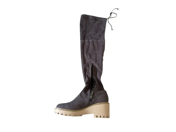 NICOLE MILLER Gray Over the Knee Boots Size 7.5 - Image 4