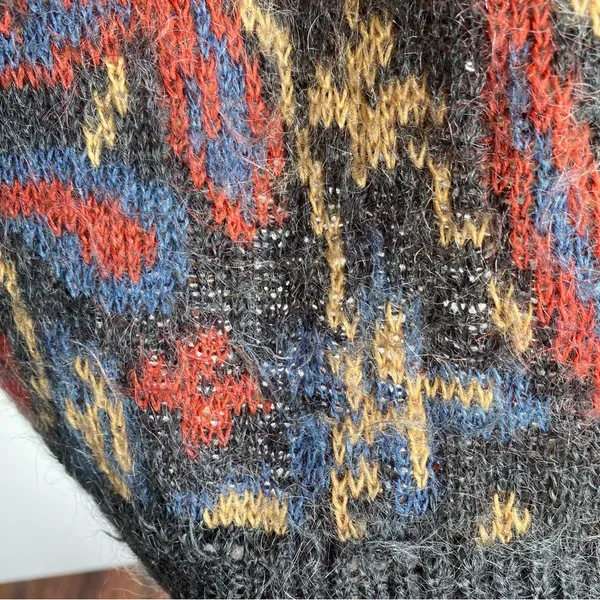 VTG Pitlochry Mohair Blend Cardigan Made in British Isles - Image 6