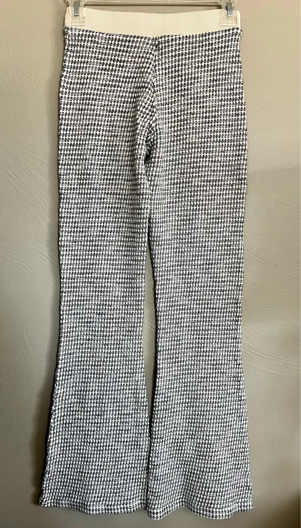 ZARA Knit Crop Flare Pants - Image 3