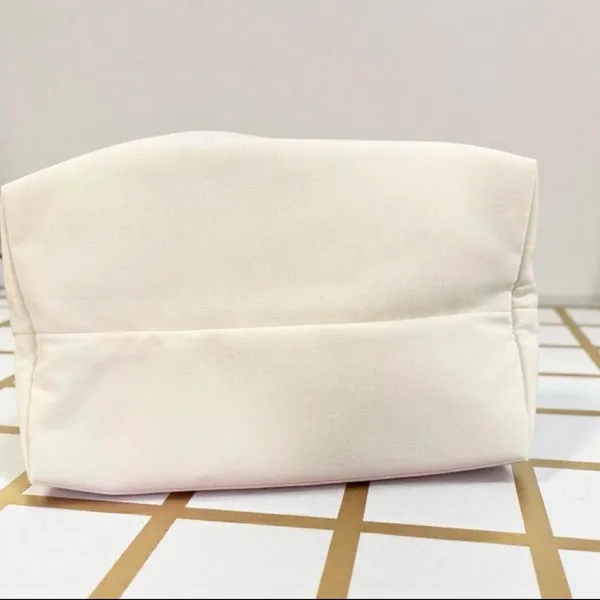 Dolce & Gabbana Devotion Limited Ivory White Evening Clutch Cosmetic Bag Pouch Approx 10”wide x 6.5” tall x 6.5” deep - Image 5