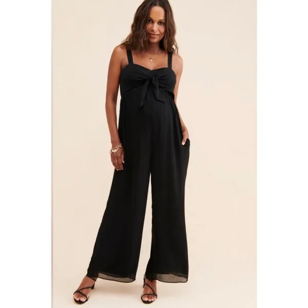 Hatch The Scarlet Jumpsuit Sleeveless Black Size 1 Small New - Image 11