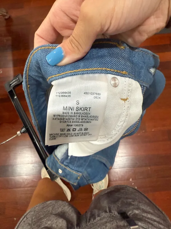 Wrangler Denim Mini Skirt - Image 4