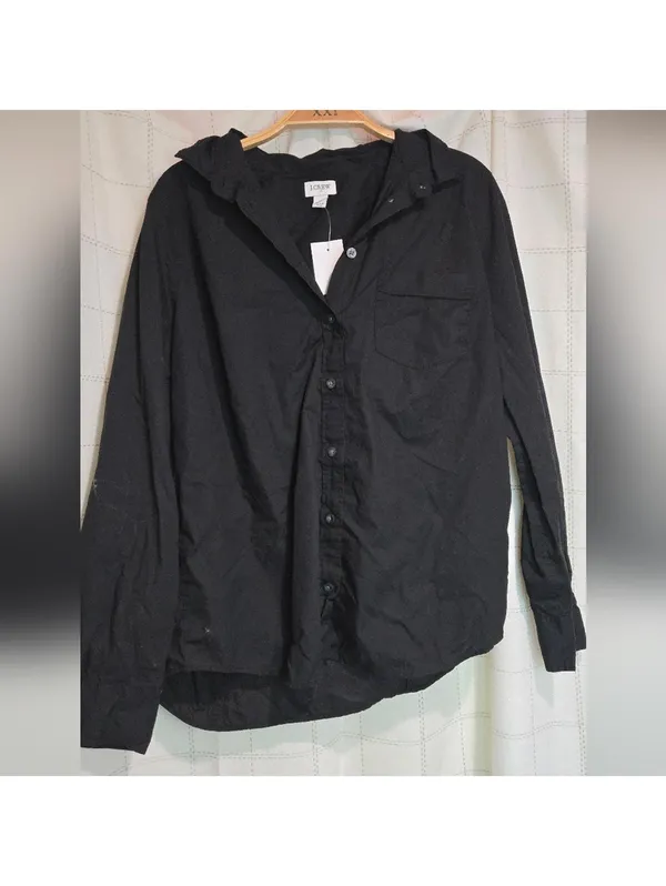 J Crew Button-up cotton poplin shirt in signature fit - Image 2