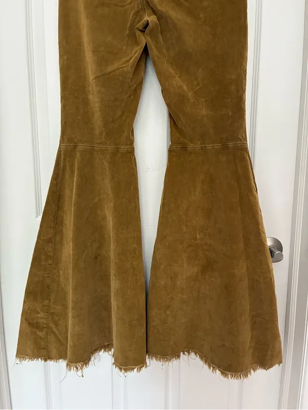 Free People We The Free Just Float On Cord Flare Pants, Velvet Corduroy - Image 8