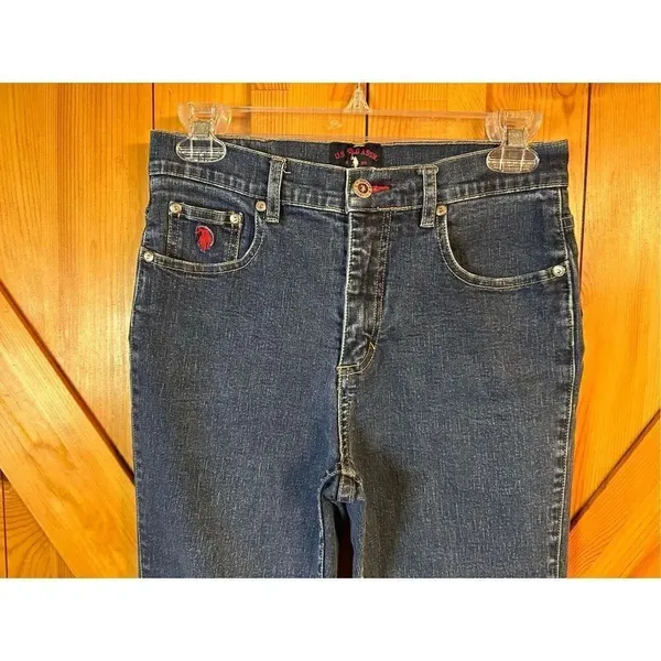 US Polo Assn. Jeans Women's 7/8 Blue Cotton Blend (4593) - Image 3
