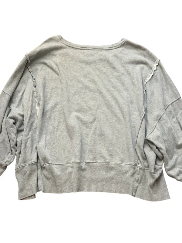 Free People We The Free Camden Sweatshirt in Sand Heather Grey - Image 6