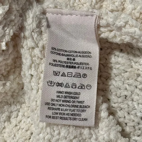 NWT Free People Sweater Spin Around Poncho Boho Oversized Chunky Cottage XS/S - Image 4