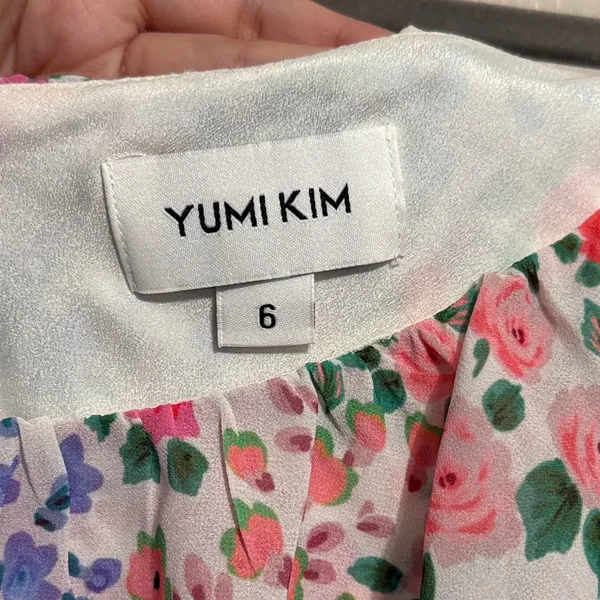 Yumi Kim Skylar‎ One Shoulder Mini Dress in Kingston Garden Ivory Floral - Image 4