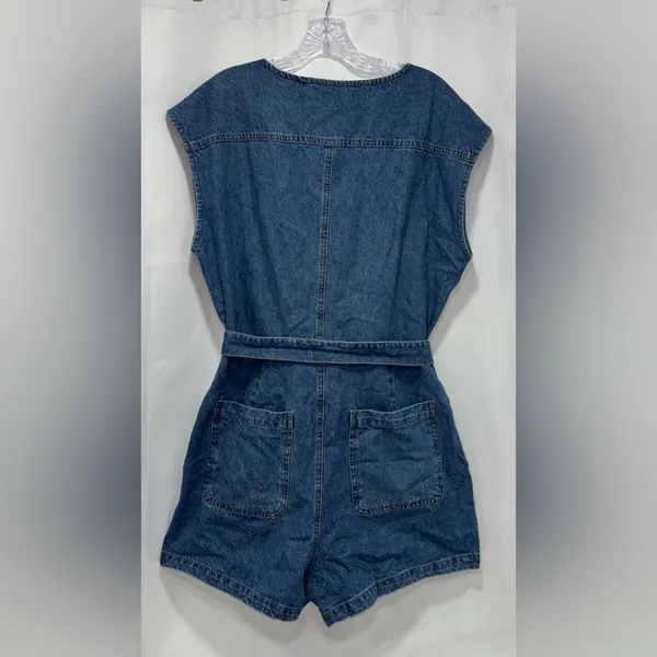 Versona Denim Cotton Romper - Image 6