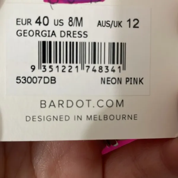 Bardot Georgia strapless midi dress size 8 pink Little Pink Dress Bubble Gum - Image 7