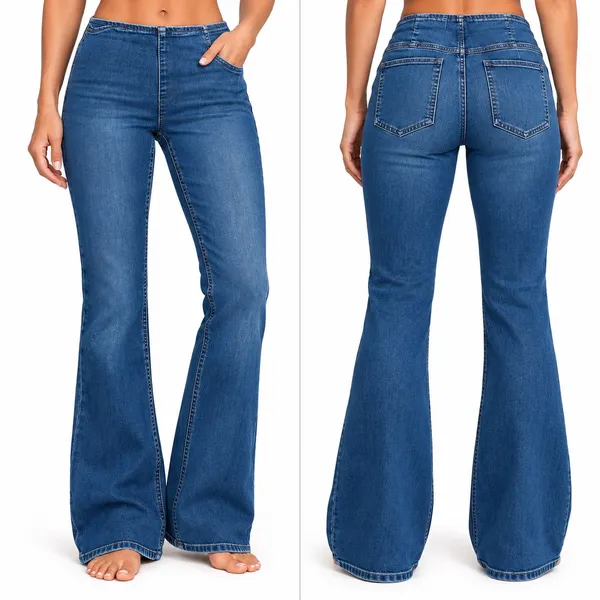 We The Free Flare Dark Jeans- Medium - Image 2