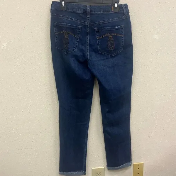 Seven7 weekend easy fit boyfriend cuffed jeans size 4 #720 - Image 4