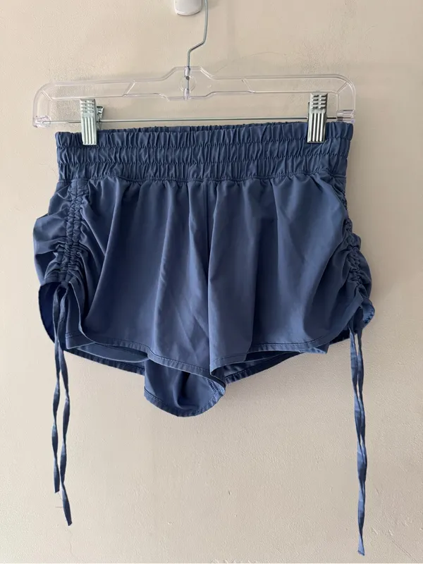 OFFLINE By Aerie Ruched‎ Hot Stuff Short Monaco Blue - Image 3