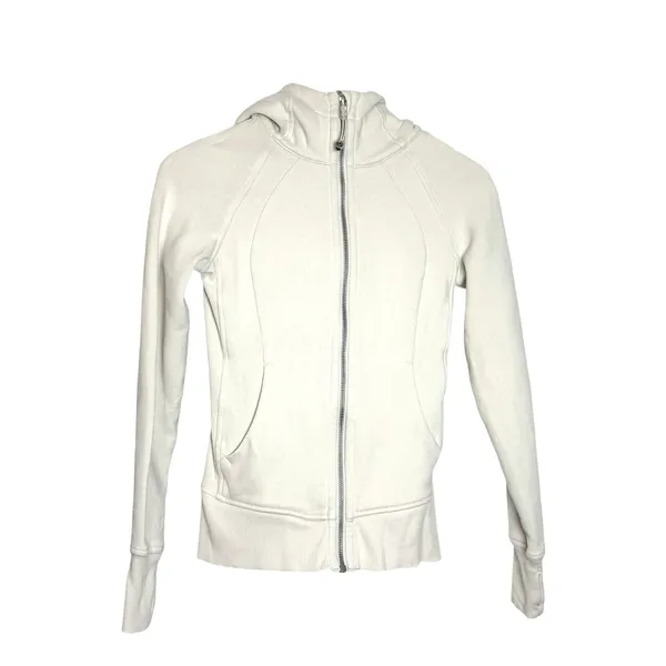 Lululemon Scuba Full-Zip Hoodie *Bone - Image 2