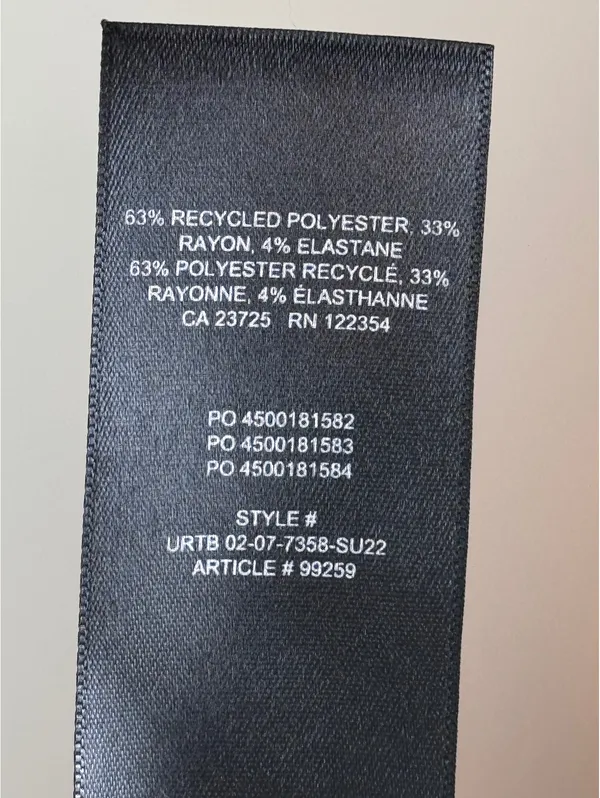 Sunday Best Aritzia Tatiana A-Line Mini Skirt Black Side Slit Size 8 - Image 11