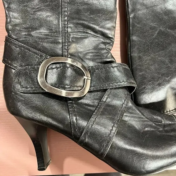 CL by Laundry Montoya Black Boots 9.5 - Image 2