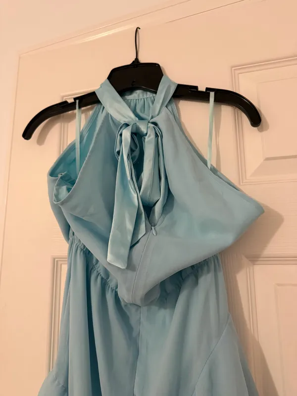Beautiful teal dress Blue - Image 4