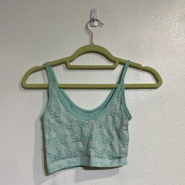 Urban Outfitters Out From Under Green Crop Camisole Sz XS - Image 8
