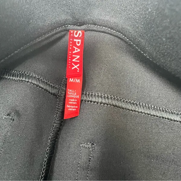 SPANX Perfect Pant Ankle 4-Pocket Womens M Tall Black Ponte 20202T NWOT - Image 5