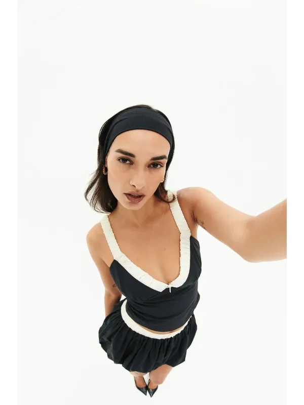 NIA Serafina Sleeveless Top in Black Small Womens Tank - Image 10