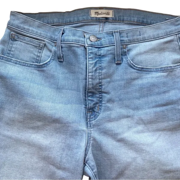 Madewell 9” Mid-Rise Skinny Crop Jeans – Asbury Wash – Size 31 - Image 5