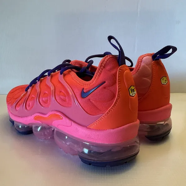 Nike Air VaporMax Plus Bright Crimson Pink Blast Size 10 Womens CU4907-600 - Image 6