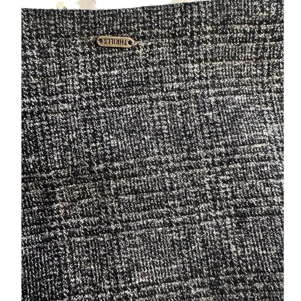 Thrills Denim Plaid Co Chrissy Mini V Neck Dress Womens Small Button Office Chic - Image 9