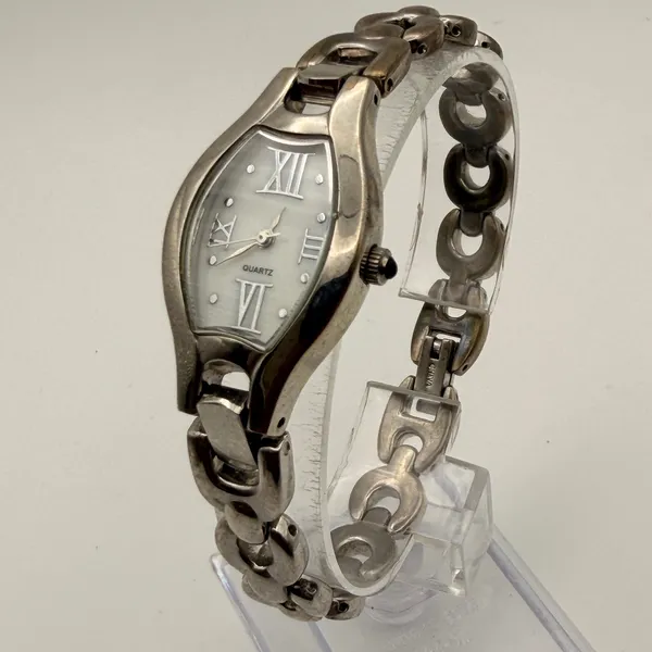 Elegant Vintage Tonneau Ladies Quartz Dress Watch Working New Battery - Image 2