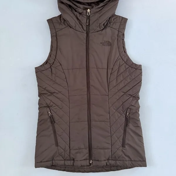 The North Face Jordannha Vest‎ Black Hooded Insulated Quilted Puffer - Image 3