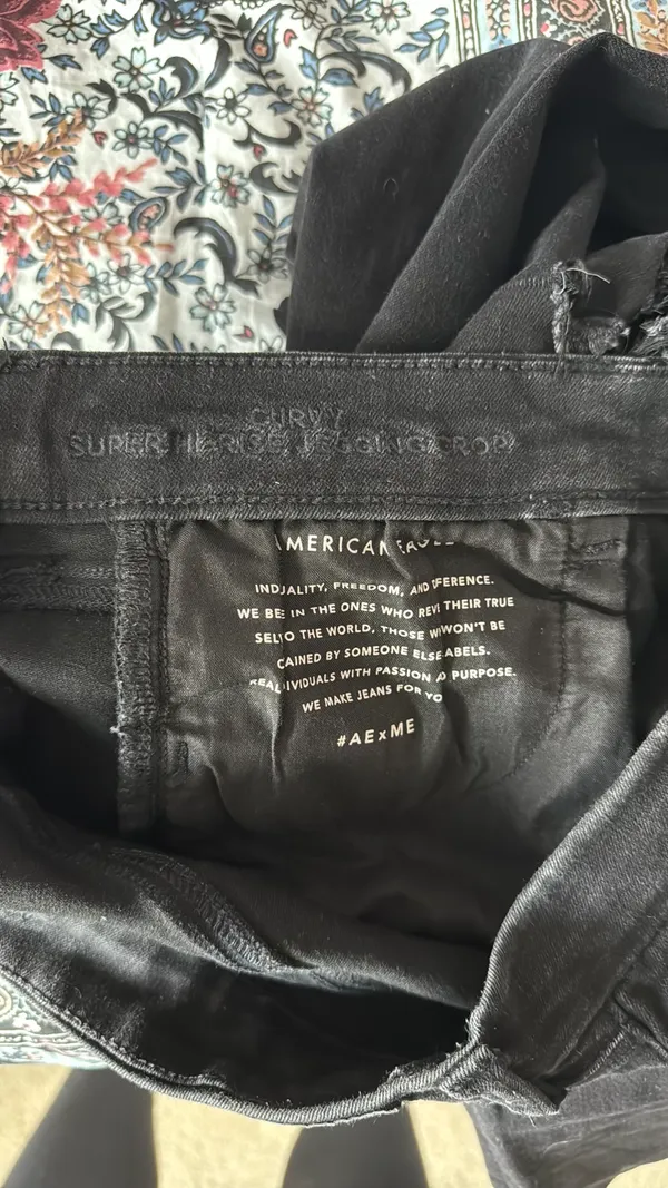 American Eagle Curvy Super High-Rise Jeggings Crop - Image 3