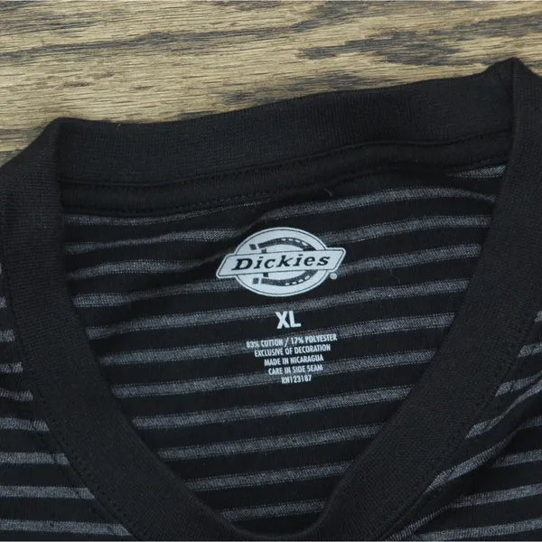NEW Dickies Remanufactured Baggy Utility Pocket T-Shirt Tee Black Multi XL - Image 3