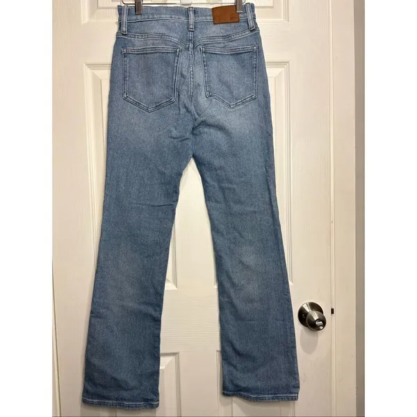 J Crew curvy full length demi boot jeans 28 Blue - Image 2